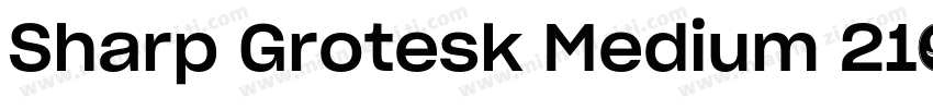 Sharp Grotesk Medium 21字体转换